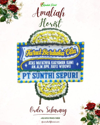 Papan Bunga Duka di Pelang Kenidai